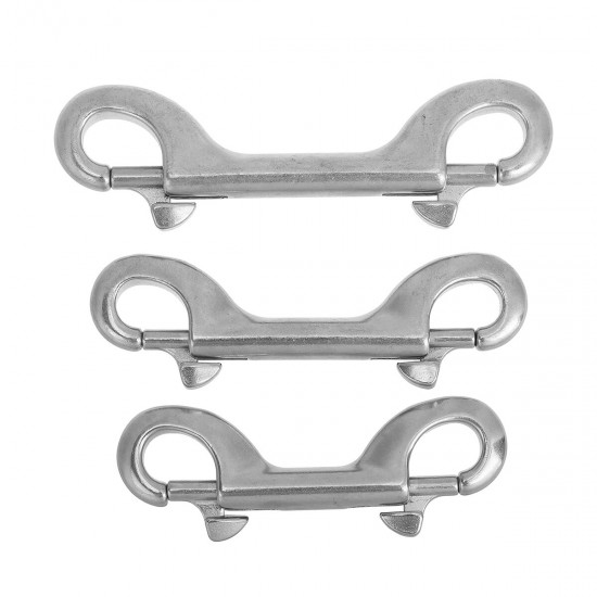 Double End Bolt Snap 316 Stainless Steel Hook Marine Grade Diving Clips Snap Key