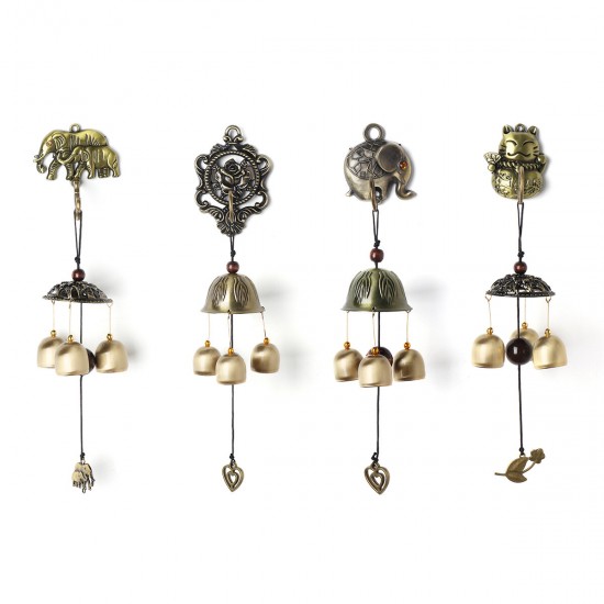 Metal Bell Wind Chime For Wall Hanging Home Outdoor Balcony Garden Yard Patio Decoration