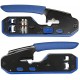 Modular Crimping Tool for RJ45 and RJ11, RJ12, 6P, 8P and Modular Standard Connectors