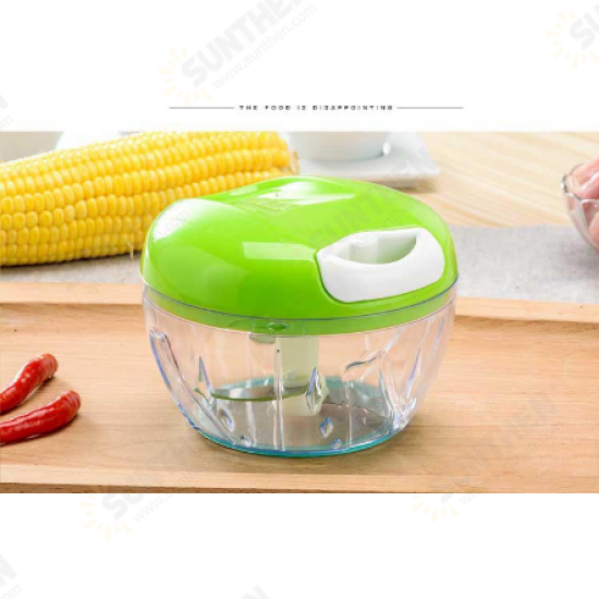 Multifunction Manual Food Chopper Shredder Kitchen Onion Chopper Manual Garlic Cutter Blade Juicer Slicer Vegetable Chopper