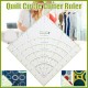 Multifunctional Acrylic Arcs & Fans Quilt Paper Fabric Circle Cutter Ruler