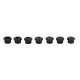 Rivet Nut Pistol Rivet Guun M3 M4 M5 M6 M8 M10 M12 Heavy Duty Manual Insert Nut Tool Manual Mandrel with 110pc Nut