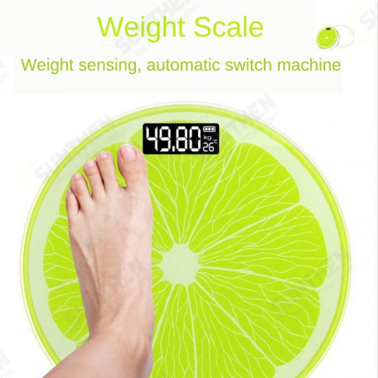 USB Charging Electronic Scale Household Adult Temperature Accurate Electronic Weighing Health Scales Human Body Scales