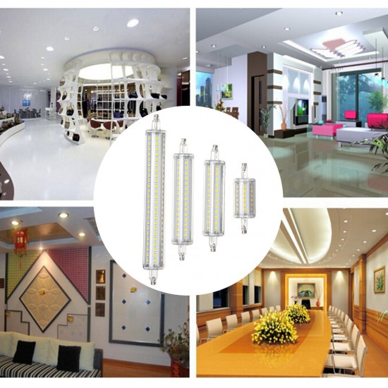 Dimmable 5W 10W 12W 15W R7S LED Corn Bulb 2835 SMD Floodlight Replace Halogen Lamp Indoor Home Lighting