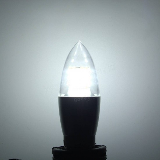 Dimmable E14 E12 E27 7W 60 580LM SMD 3014 LED White Warm White Candle Light Lamp Bulb AC 110V