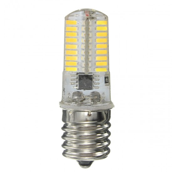 Dimmable E17 E11 E12 BA15D G4 G8 G9 3W 72 SMD 4014 LED Warm White White Corn Bulb Light AC220V