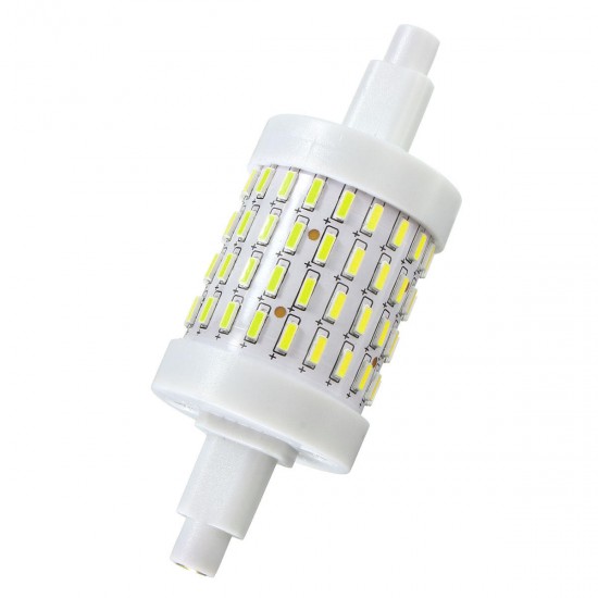 Dimmable R7S 78mm 5W 72 SMD 4014 350Lm Pure White Warm White LED Corn Light Bulb AC85-265V