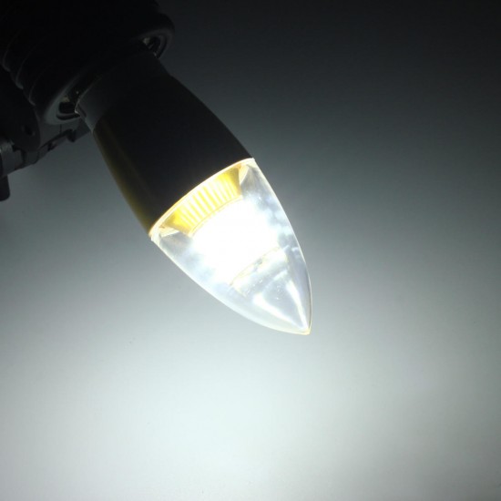 E14 E12 E27 7W SMD 3014 LED Golden Glass White Warm White Candle Bulb Lamp AC 85-265V