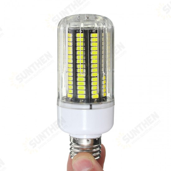 E27 E14 E12 B22 15W 170 SMD 5730 LED 1200Lm Pure White Warm White Cover Corn Bulb AC110V