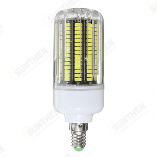 E27 E14 E12 B22 15W 170 SMD 5730 LED 1200Lm Pure White Warm White Cover Corn Bulb AC110V