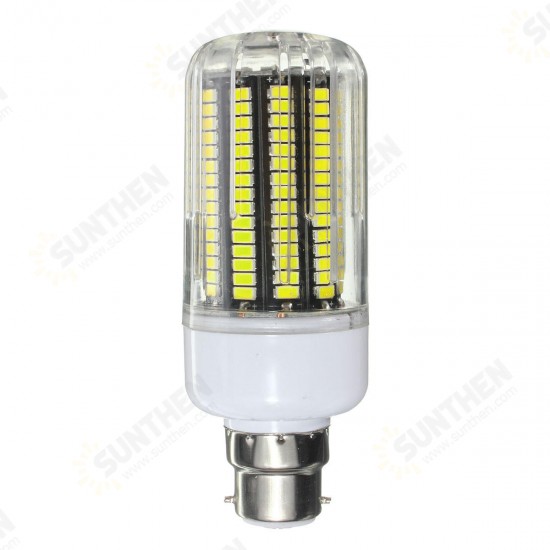 E27 E14 E12 B22 15W 170 SMD 5730 LED 1200Lm Pure White Warm White Cover Corn Bulb AC110V