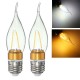 E27 E14 E12 B22 B15 2W LED Filament Edison Plastic&Aluminum Pure White Warm White Light Bulb AC220V