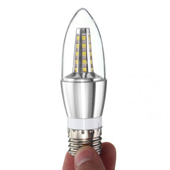 E27 E14 E12 B22 B15 6W 35 SMD 2835 LED Cone Candle Warm White Pure White Light Lamp Bulb AC85-265V