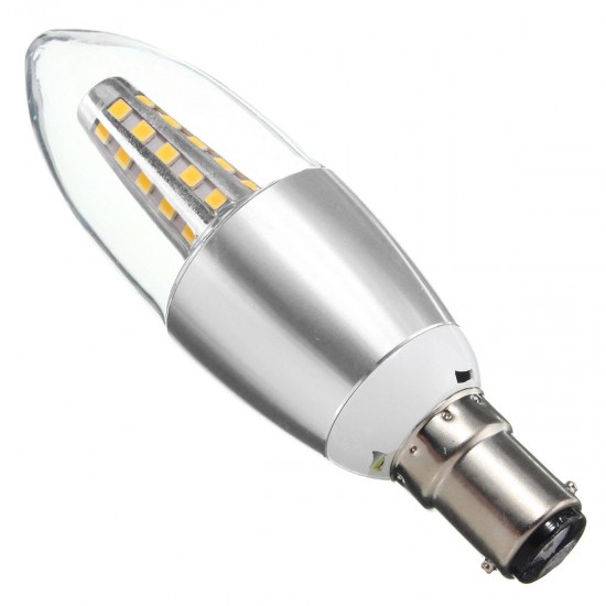 E27 E14 E12 B22 B15 6W 35 SMD 2835 LED Cone Candle Warm White Pure White Light Lamp Bulb AC85-265V