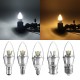 E27/E14/E12/B22/B15 Dimmable LED Bulb 3W SMD 2835 Chandelier Candle Light Lamp AC 220V