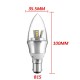 E27/E14/E12/B22/B15 Dimmable LED Bulb 3W SMD 2835 Chandelier Candle Light Lamp AC 220V