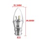 E27/E14/E12/B22/B15 Dimmable LED Bulb 3W SMD 2835 Chandelier Candle Light Lamp AC 220V