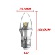 E27/E14/E12/B22/B15 Dimmable LED Bulb 3W SMD 2835 Chandelier Candle Light Lamp AC 220V