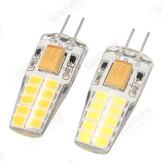 G4 2.5W SMD2835 20LEDs Warm White Pure White Light Bulb AC/DC12V