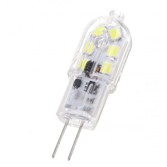 G4 2835 SMD Bi-pin 12 LED Lamp Light Bulb AC DC 12V 6000K White / Warm