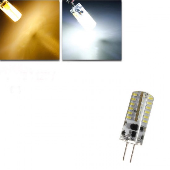 G4 3W White/Warm White 48 SMD 3014 12V LED Corn Light Bulb