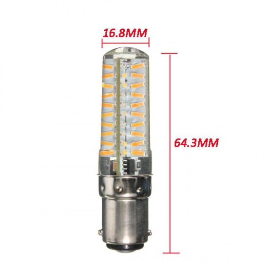 G4/G9/E11/E12/E14/E17/BA15D Dimmable LED Bulb 4W 80 SMD 4014 Corn Light Lamp AC 110V