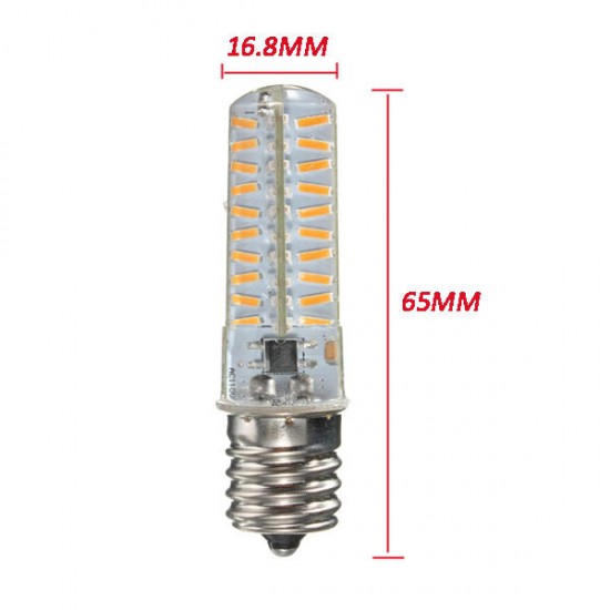 G4/G9/E11/E12/E14/E17/BA15D Dimmable LED Bulb 4W 80 SMD 4014 Corn Light Lamp AC 110V