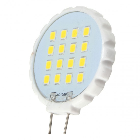 G8 1.3W 16 SMD 2835 LED Pure White Warm White Ceramic Material Home Lighting Bulb AC110V