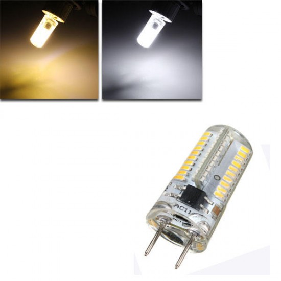 G8 Dimmable LED Bulb 3W SMD 3014 80 Pure White/Warm White Silicone Light Lamp AC 110V/220V