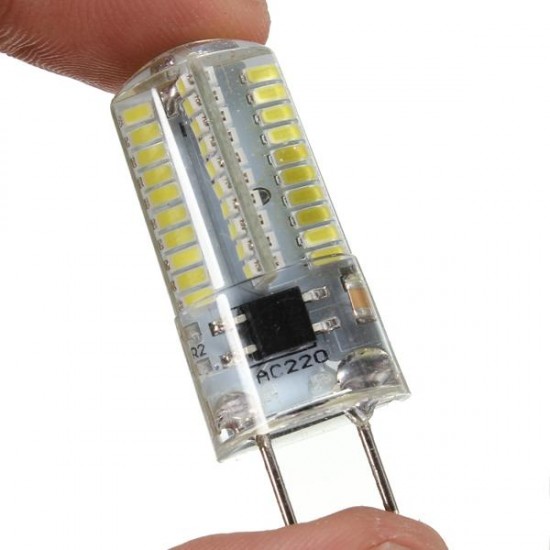 G8 Dimmable LED Bulb 3W SMD 3014 80 Pure White/Warm White Silicone Light Lamp AC 110V/220V