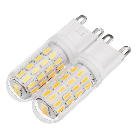 G9 2.5W SMD4014 52LEDs Warm White Pure White Light Bulb AC100-240V No Flicker