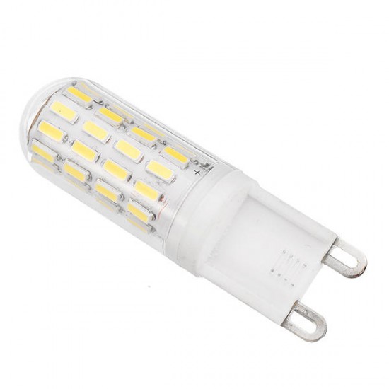 G9 2.5W SMD4014 52LEDs Warm White Pure White Light Bulb AC100-240V No Flicker