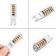 G9 3W SMD2835 52LEDs Warm White Pure White Light Bulb No Flicker AC100-265V