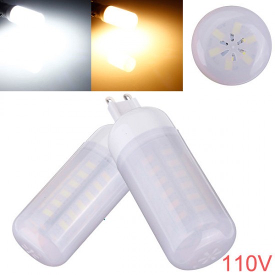 G9 5W 48 SMD 5730 AC 110V LED Corn Light Bulbs With Frosted Cover