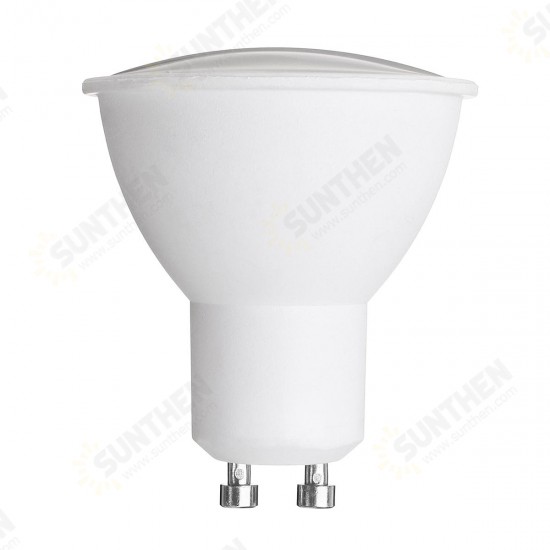 GU10 GU5.3 3W 5730 SMD RGB+White Dimmable LED Light Bulb with Remote Control AC85-265V