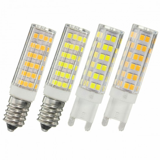 G9 E14 5.8W 220V LED Halogen Bulb 550LM Not Dimmable 76SMD 2835 Light Lamp 360°