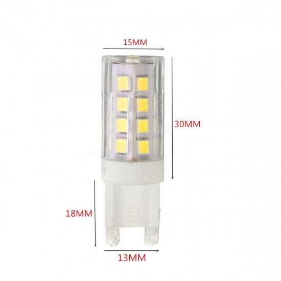 G9 5W 35 SMD 2835 430LM LED Ceramic Cover Corn Lamp Bulb AC 220-240V