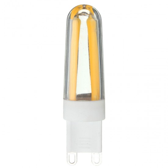 Mini 2.8W G9 Dimmable LED Corn Bulb Silicone Crystal COB Lamp Light AC220V