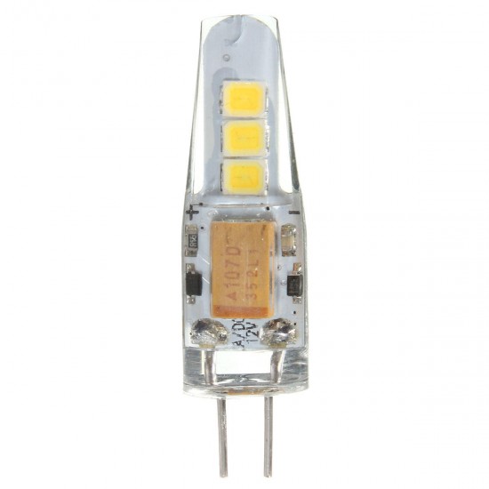 Mini G4 LED Corn Bulb 2W 6 SMD 2835 Silicone Crystal Lamp Light DC12V