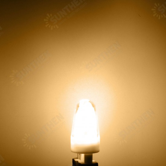 Mini G9 2W Dimmable LED Corn Bulb Silicone Crystal COB Lamp Light AC220V