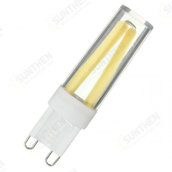 Mini G9 3W COB Pure White Warm White LED Silicone Crystal Lamp Light AC110V