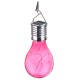 Solar Powered Warm White Waterproof Outdoor Garden Fairy Lighting Bulb Camping Hanging Lamp