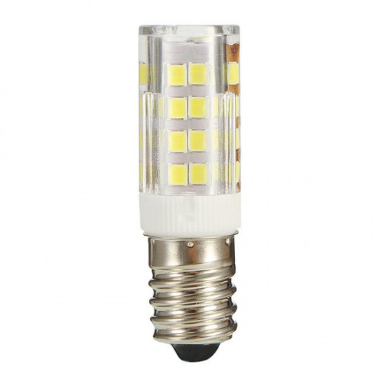 E14 E12 5W Pure White Warm White 51LED Ceramics Corn Light Bulb for Replace Halogen AC110V AC220V