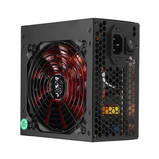 20+4Pin 1000W ATX PC Desktop Computer Power Supply PSU PFC 220V Quiet Fan Red