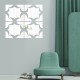 3D Acrylic Mirror Effect Tile Wall Sticker Room Decor Stick On Art Home Bathroom