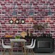 3D Modern Brick Pattern Non-woven Wall Sticker Vintage Style Living Room Bedroom