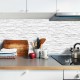 9pcs Kitchen Tile Stickers Mosaic Wall Paper Bathroom Self-adhesive Decor Home DIY