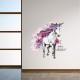 Magical Running Horse Removable PVC Wall Sticker Background Kids Bedroom Decals