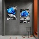 3Pcs/set Rose Canvas Painting Wall Decorative Print Art Pictures Unframed Wall Hanging Home Office Wall Decorations