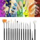 58Pcs DIY Mandala Dotting Tools Set Rock Painting Kit Nail Art Craft Pen Paint Stencil Template Supplies